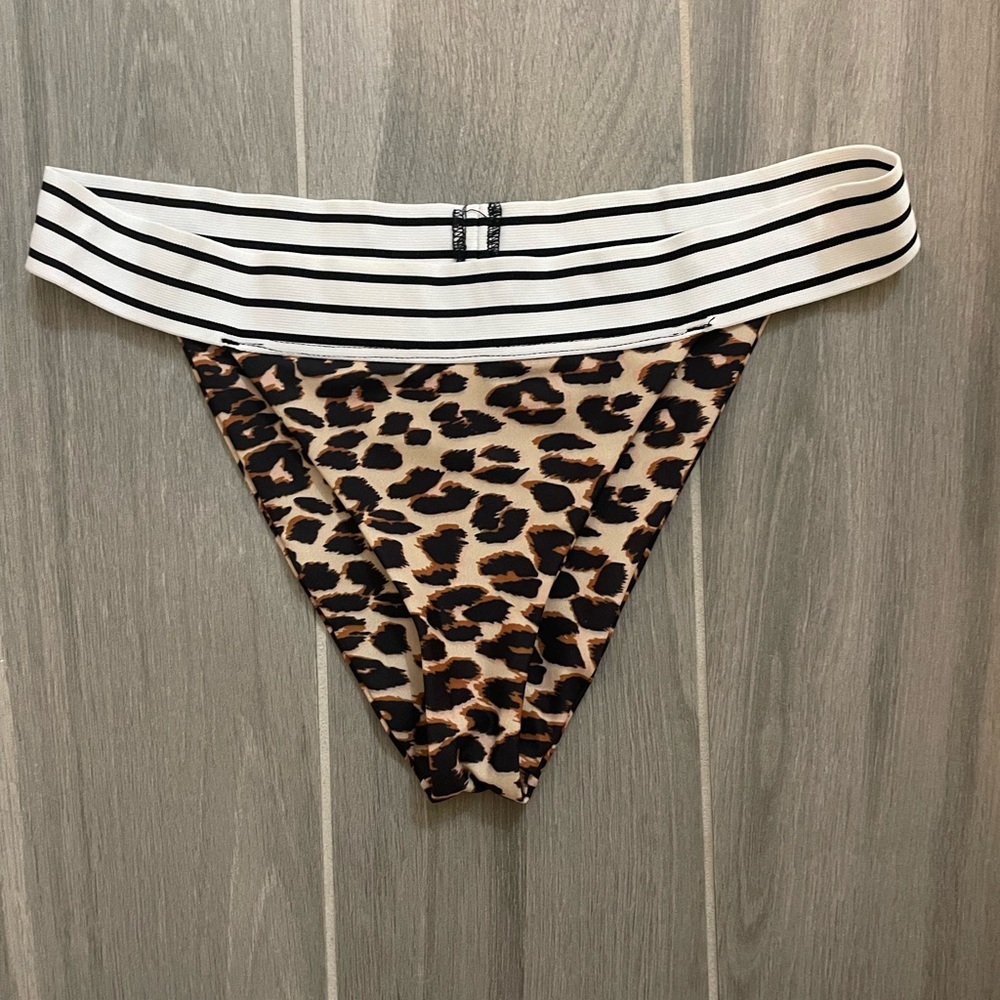 SAME swim leopard bikini bottom